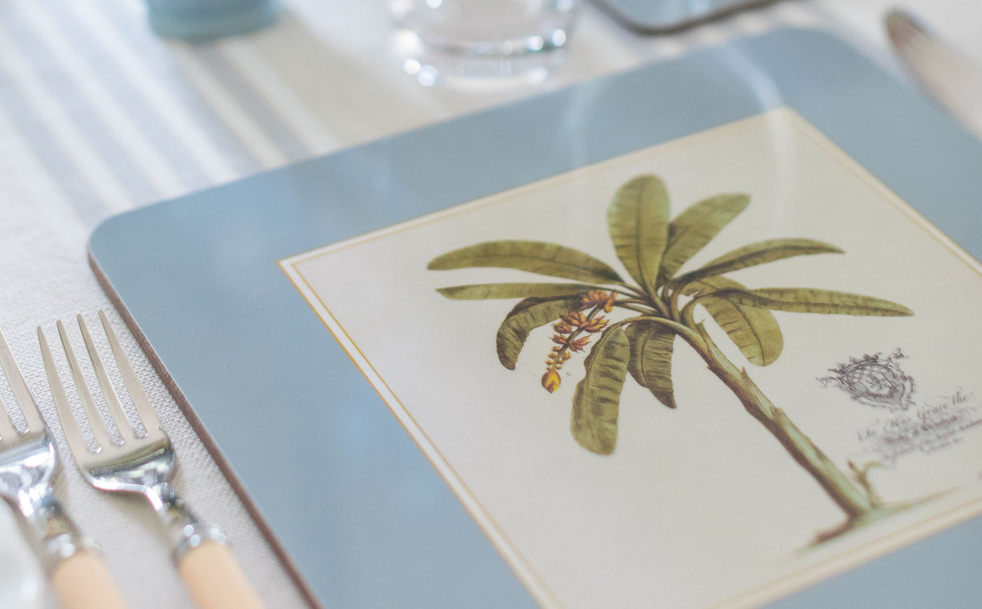 club matters - the natural world - island palms - table mats 
