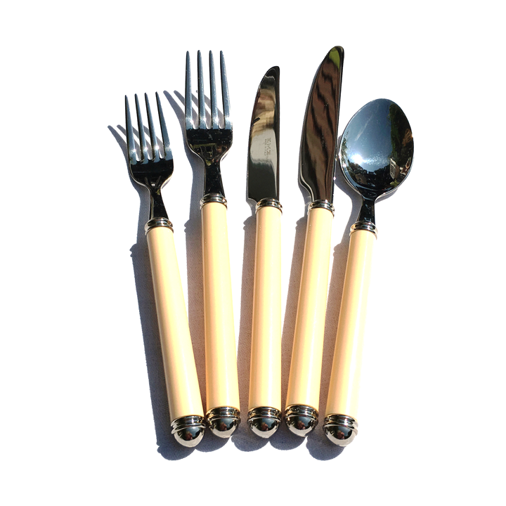 Ivory Handled Cutlery 5 Piece Cutlery Set Club Matters Tableware