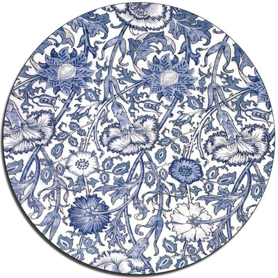 Cornflower Blue Glass Platter - club matters
