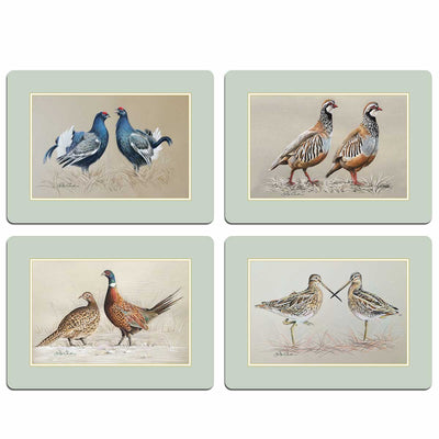 Game Birds Table Mats - club matters