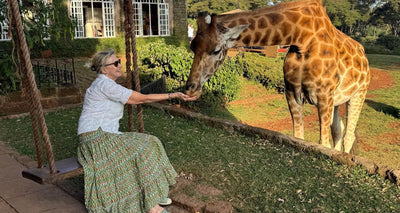 Visiting the iconic Giraffe Manor