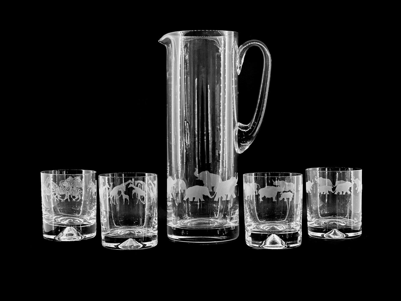 Engraved Animal Glassware