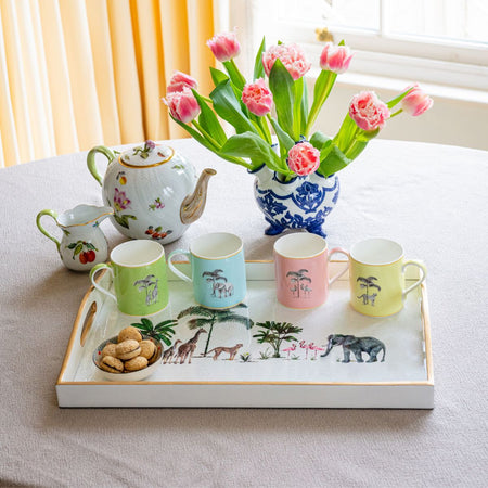 Out of Africa Lacquered Tray - Tableware - Club Matters Out of Africa Lacquered Tray - Tableware - Club Matters