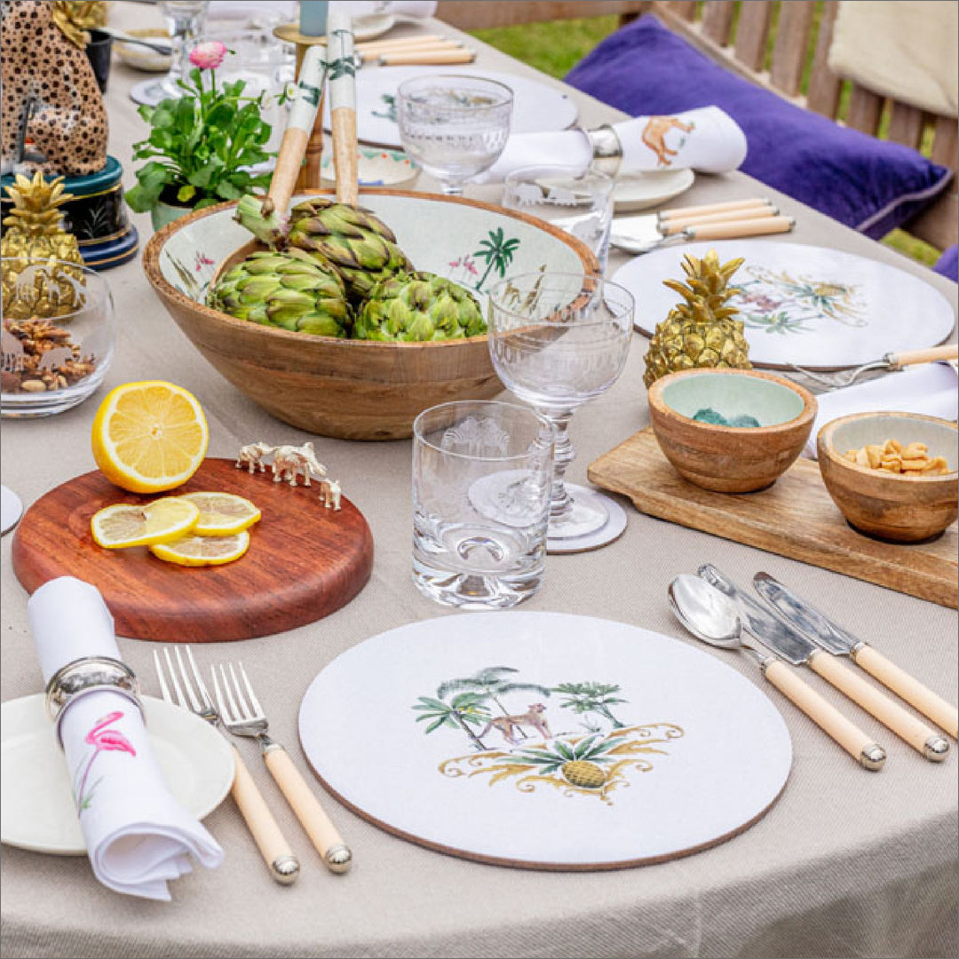 CLUB・MATTERS　アウト•オブ•アフリカ　サービングマット Out Of Africa Table Mats Set 2- CLUB MATTERS - Tableware