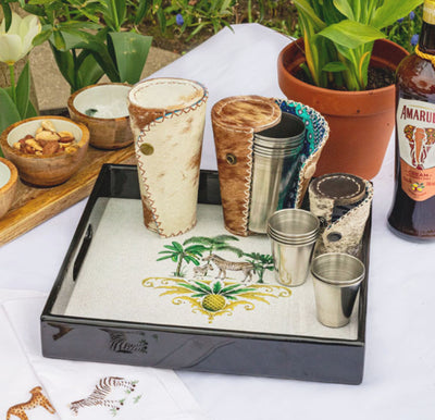 Club Matters -Safari Shot Cups - Tableware - African Animals - Safari - Outdoor Activity