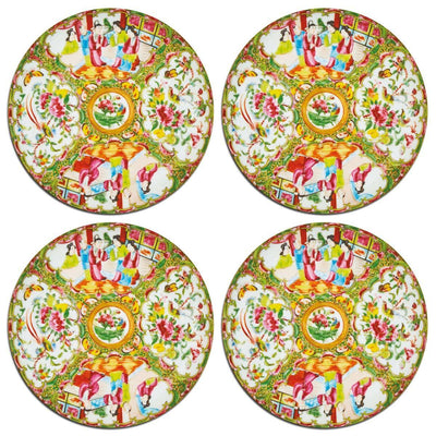 Chinese Famille Rose Table Mats - club matters