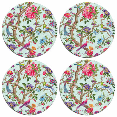 Chinoiserie Birds Table Mats - club matters
