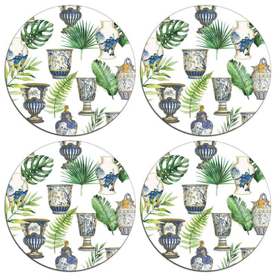 Fern and Urn Table Mats - club matters