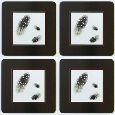 Guinea Fowl Feather Table Mats - club matters