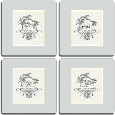 Harlequin Table Mats - Dove Grey - club matters