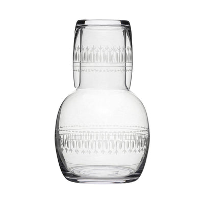 Ovals Crystal Carafe And Glass - club matters
