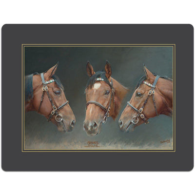 Susan Crawford Race Horse Serving Mats - club matters