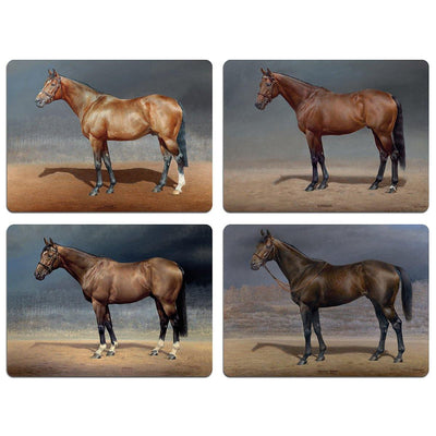 Susan Crawford Race Horse Table Mats - Set 1 - club matters