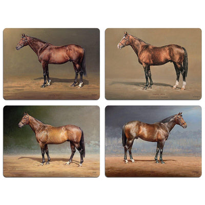 Susan Crawford Race Horse Table Mats - Set 2 - club matters